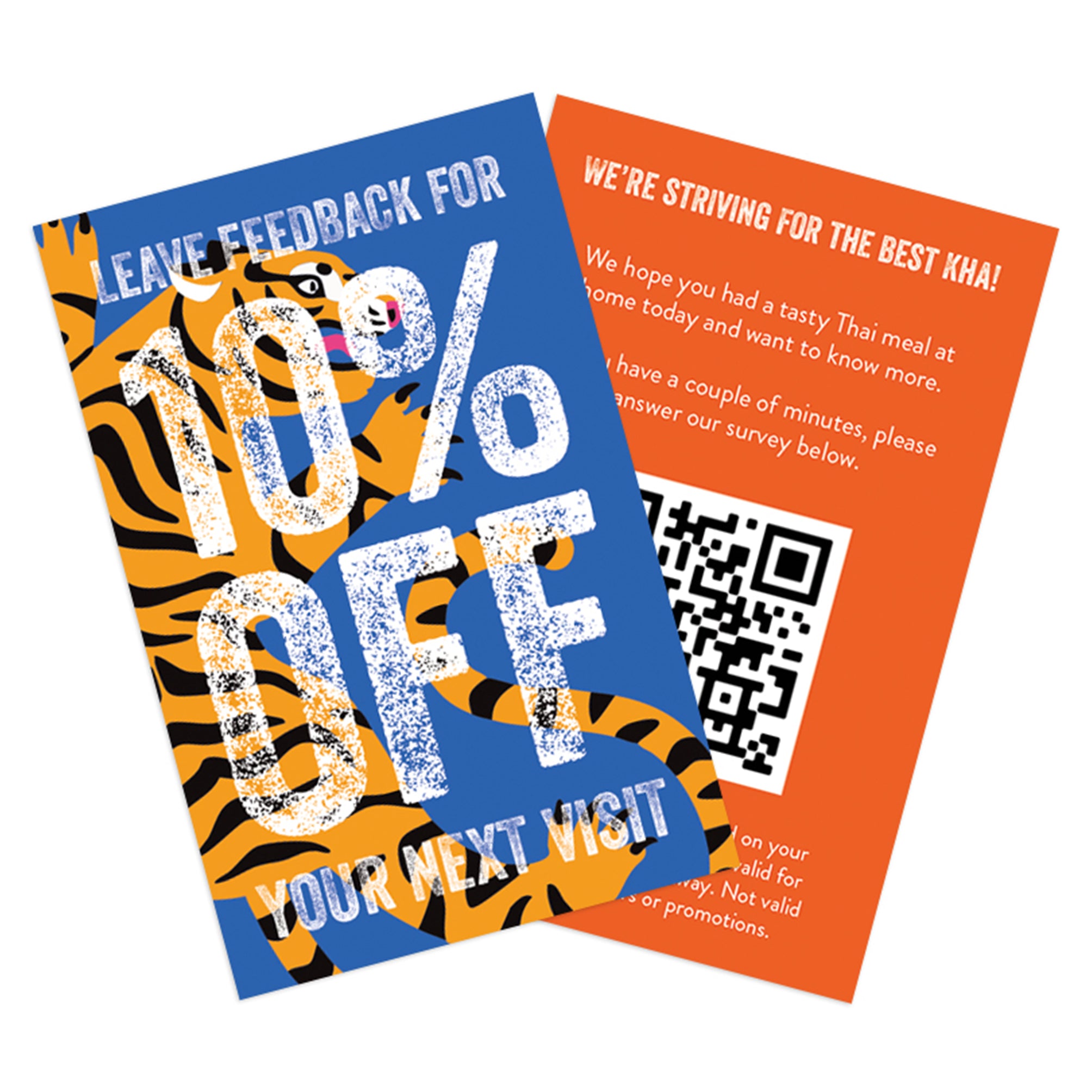 Thaikhun 10% off Feedback Card