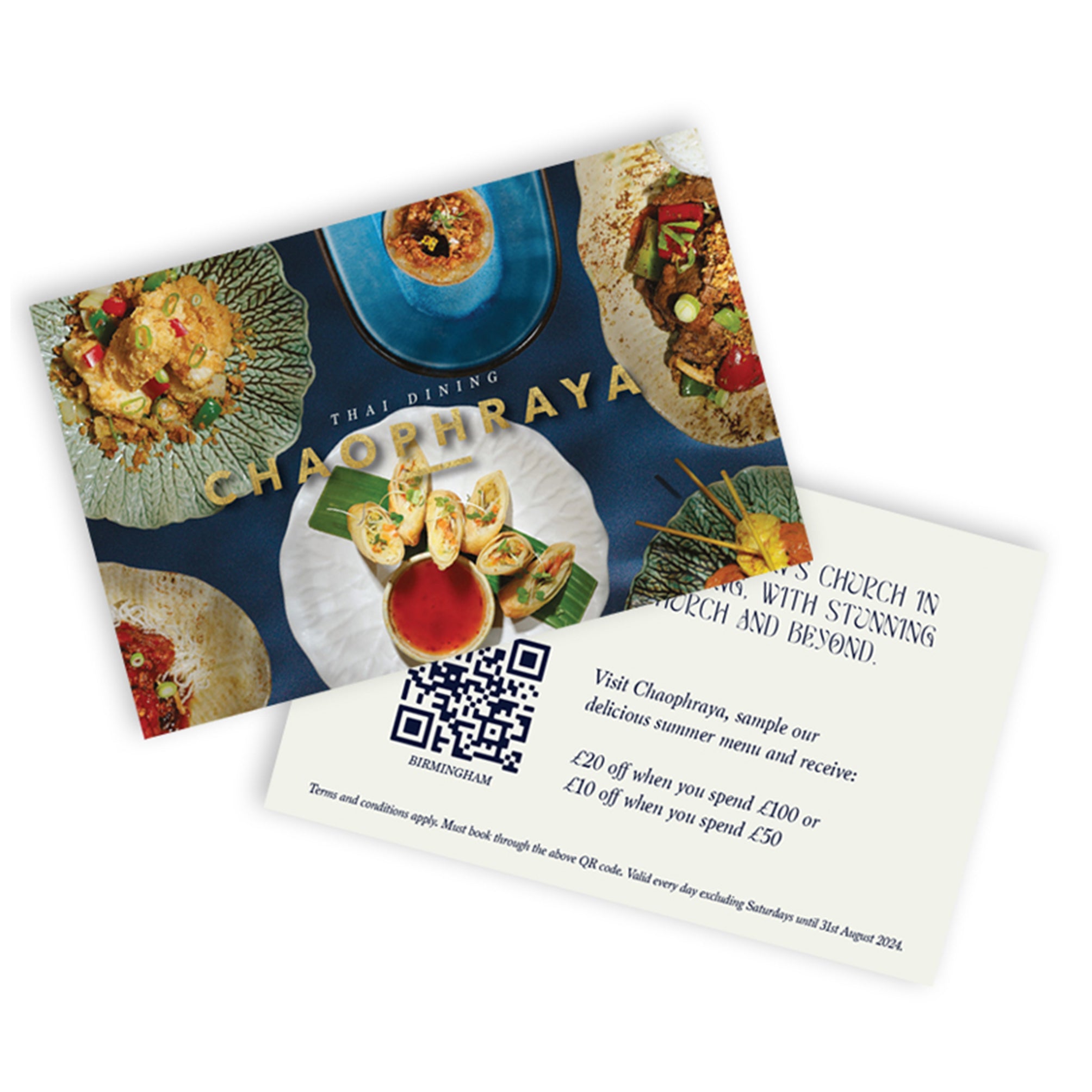 Spend £100 save £20 Card