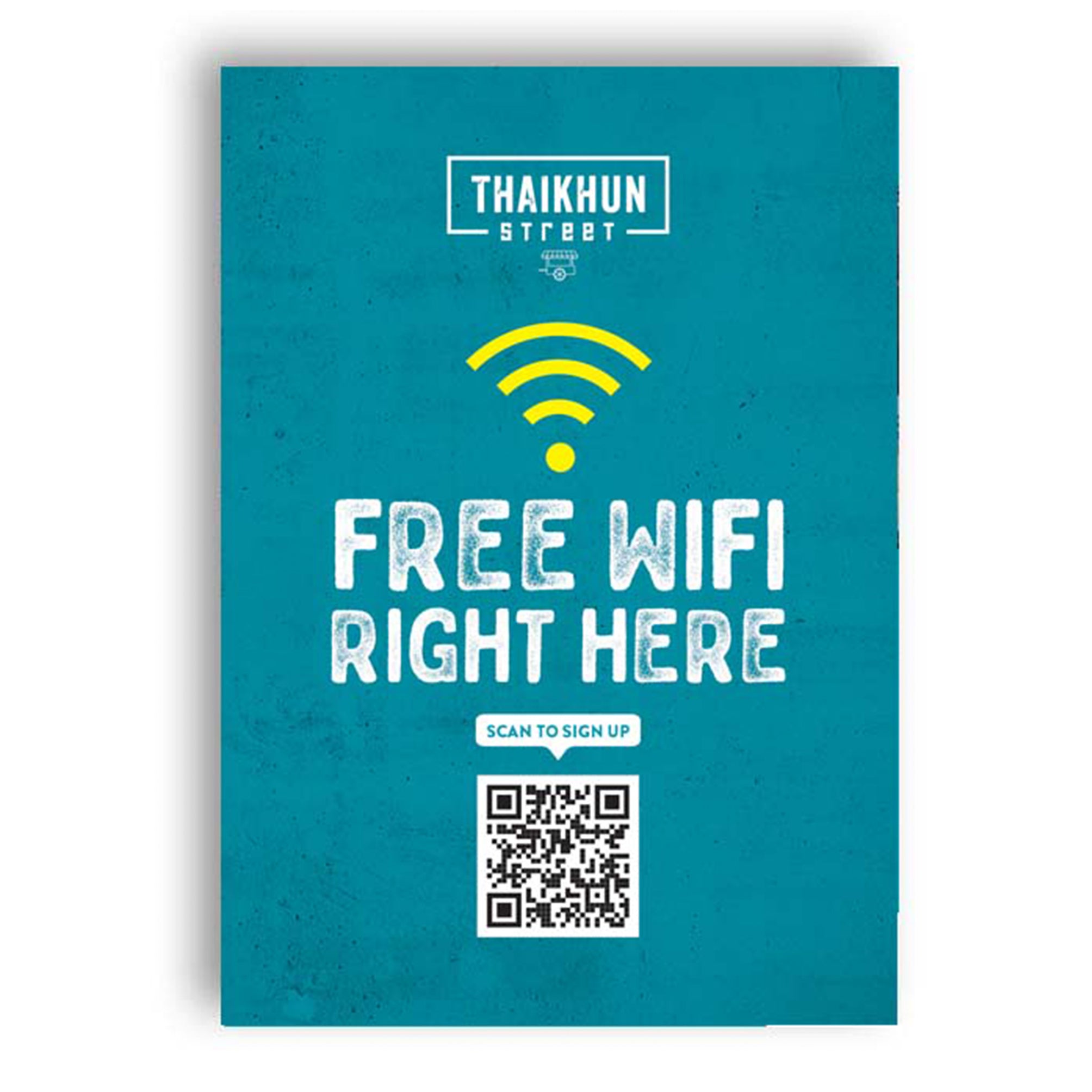 TK Street WiFi Poster