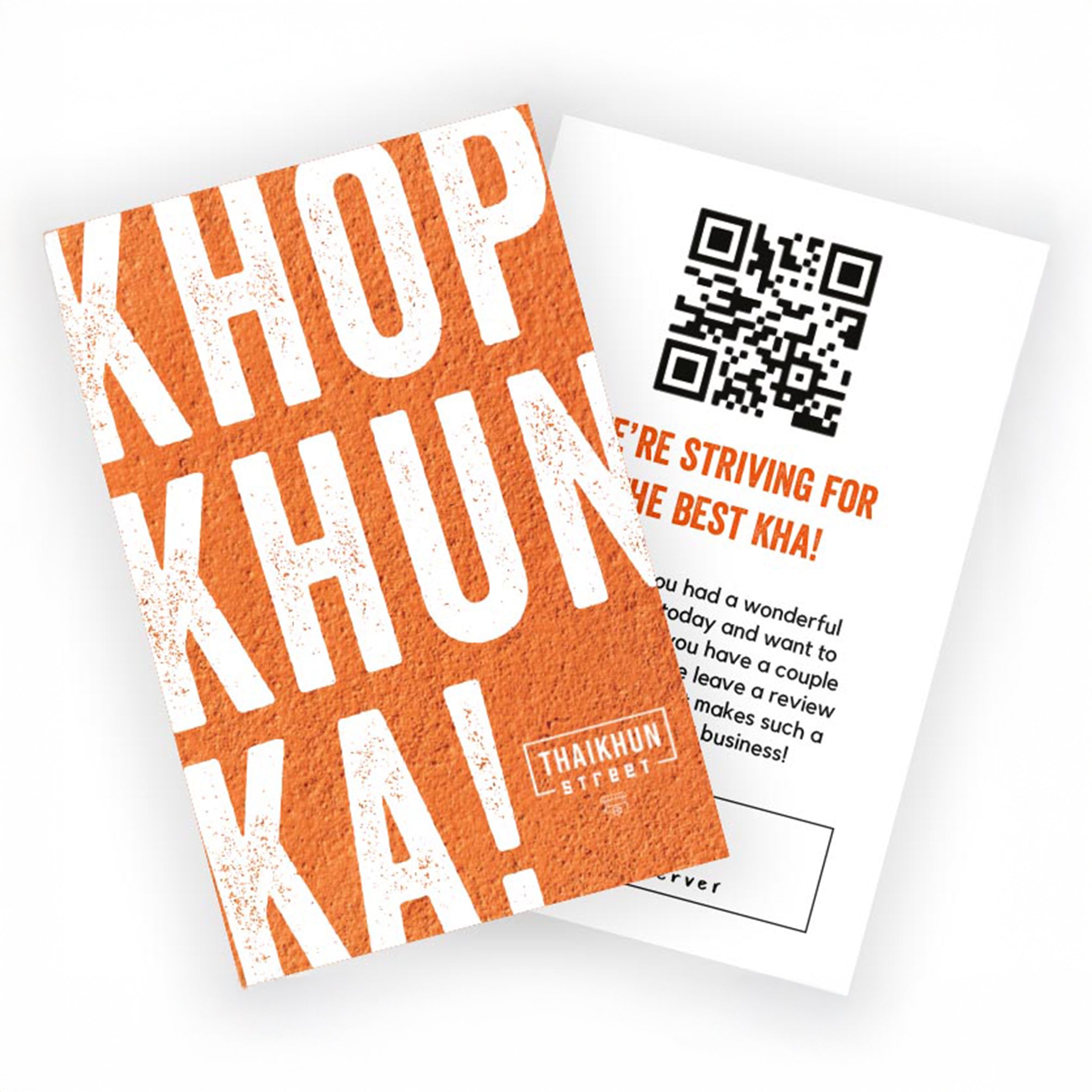 TK Street Feed It Back Cards