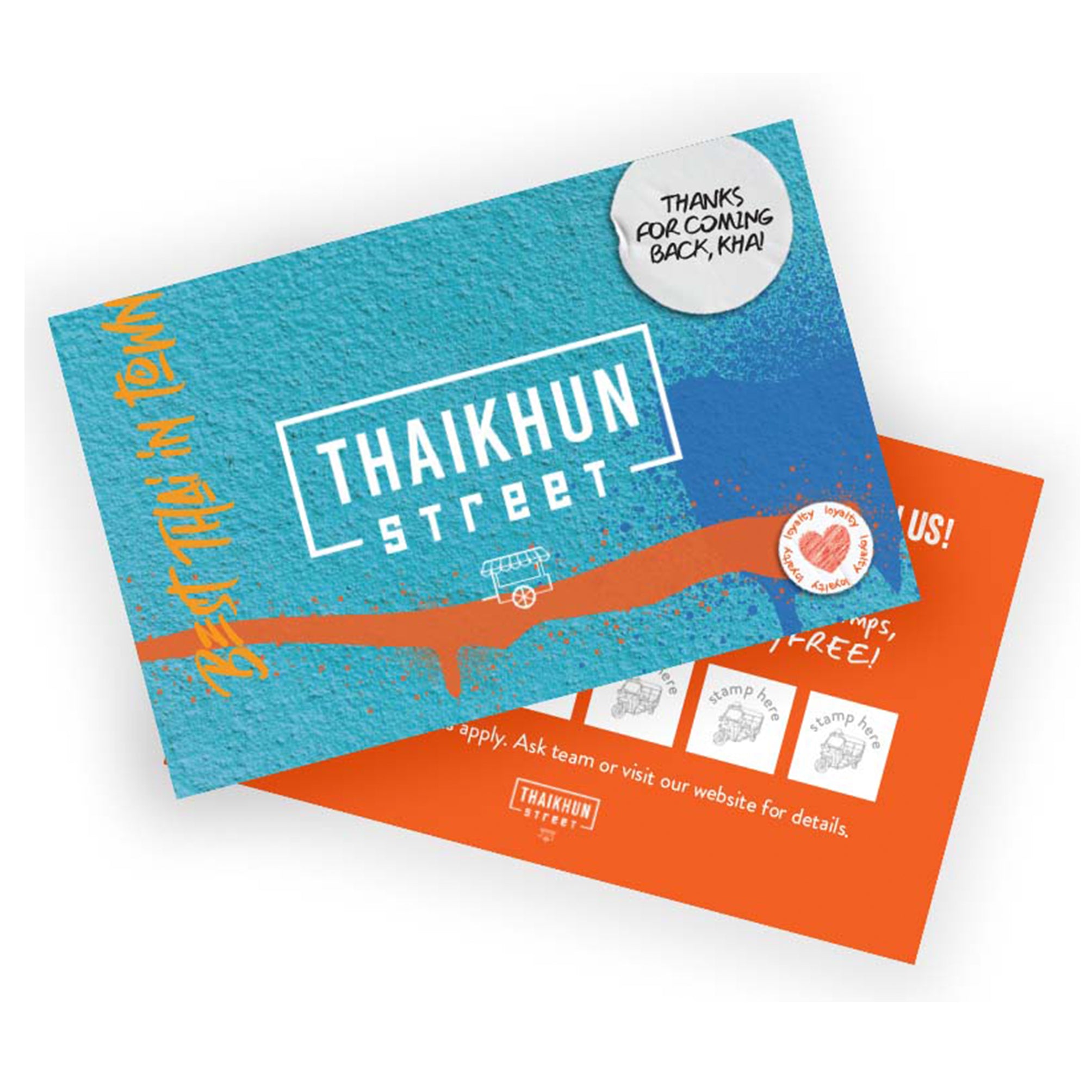 TK Street Loyalty Card