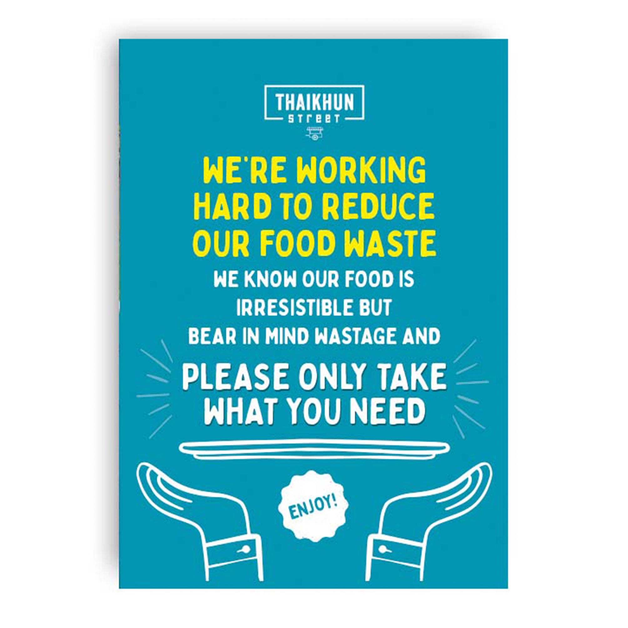 TK Street - Food Waste Poster